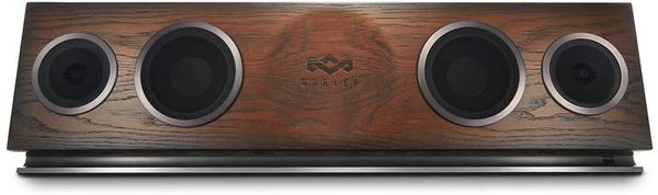 House of Marley, One Foundation Premium Home Audio Hi-Fi System, 3.5 High-Output Woofers, 2 x 1 High-Definition Tweeters, 220 Watt Stereo Power, FSC Certified Solid Oak Baffle, EM-DA002-RG Regal