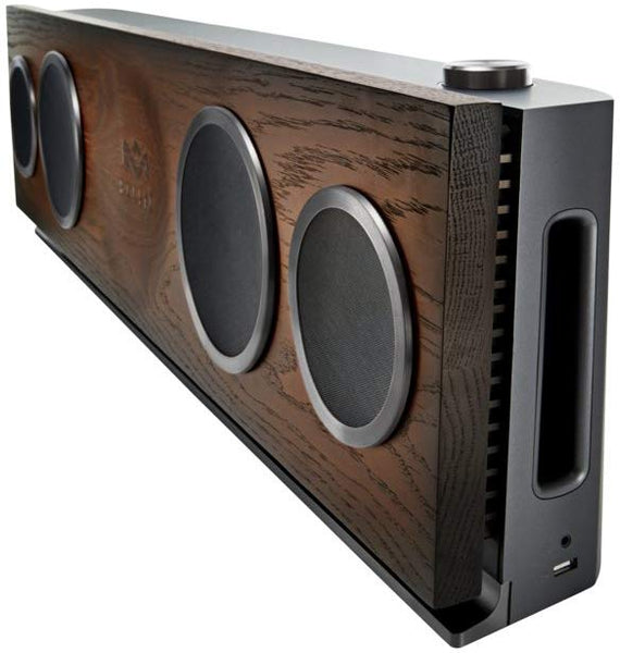 House of Marley, One Foundation Premium Home Audio Hi-Fi System, 3.5 High-Output Woofers, 2 x 1 High-Definition Tweeters, 220 Watt Stereo Power, FSC Certified Solid Oak Baffle, EM-DA002-RG Regal