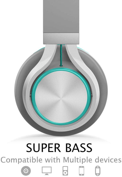 AILIHEN C8 Headphones with Microphone and Volume Control Folding Lightweight Headset