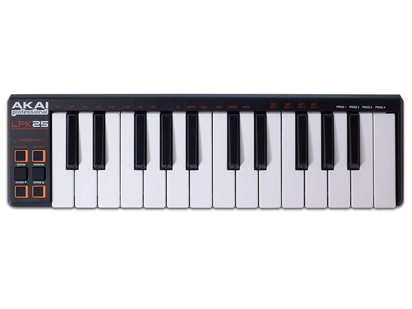 Akai Professional LPK25 | 25 Key Portable USB MIDI Keyboard Controller for Laptops (Mac & PC)