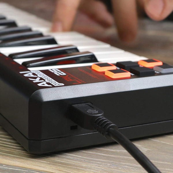 Akai Professional LPK25 | 25 Key Portable USB MIDI Keyboard Controller for Laptops (Mac & PC)