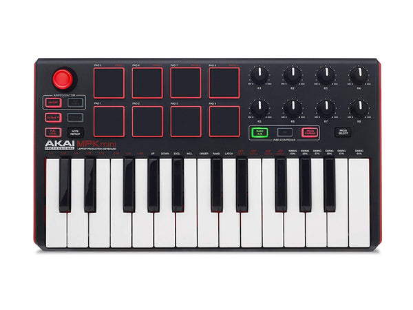 Akai Professional LPK25 | 25 Key Portable USB MIDI Keyboard Controller for Laptops (Mac & PC)