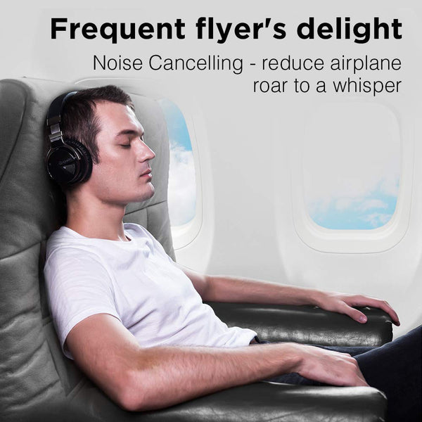 COWIN E7 Active Noise Cancelling Headphones Bluetooth Headphones with Microphone Deep Bass Wireless Headphones Over Ear, Comfortable Protein Earpads, 30 Hours Playtime