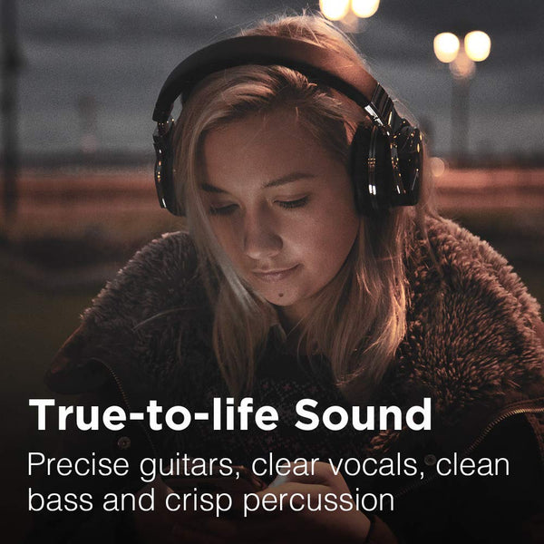 COWIN E7 Active Noise Cancelling Headphones Bluetooth Headphones with Microphone Deep Bass Wireless Headphones Over Ear, Comfortable Protein Earpads, 30 Hours Playtime
