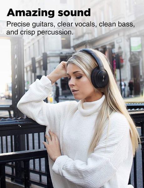 COWIN SE7 Active Noise Cancelling Headphones Bluetooth Headphones Wireless Headphones Over Ear