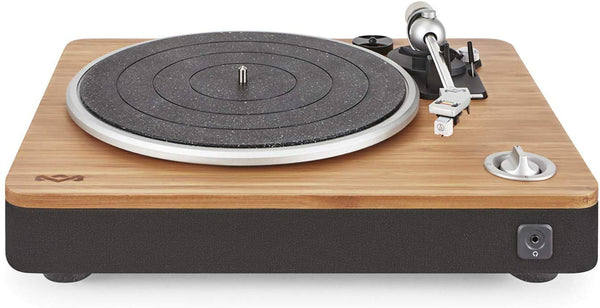 House of Marley, Stir It Up Turntable - 45/33 RPM, USB jack in back for analog to PC recording, Replaceable Cartridge, Bamboo Plinth, EM-JT000-SB Signature Black