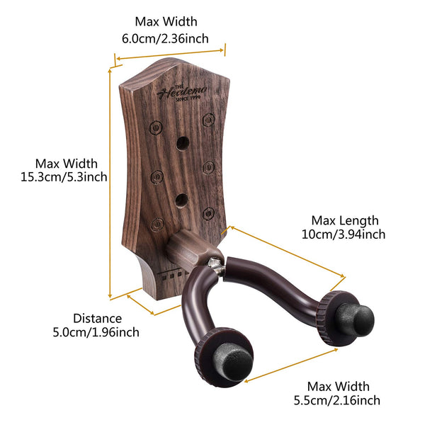 Guitar Wall Mount, Hard Wood Guitar Wall Hanger