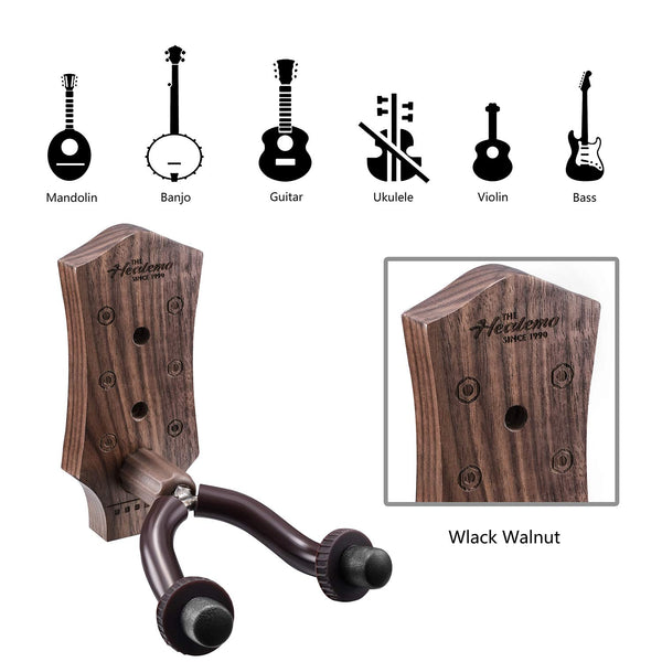 Guitar Wall Mount, Hard Wood Guitar Wall Hanger