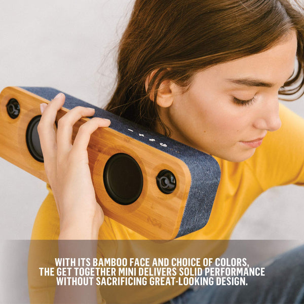House of Marley Get Together Mini Wireless Portable Bluetooth Audio Speaker