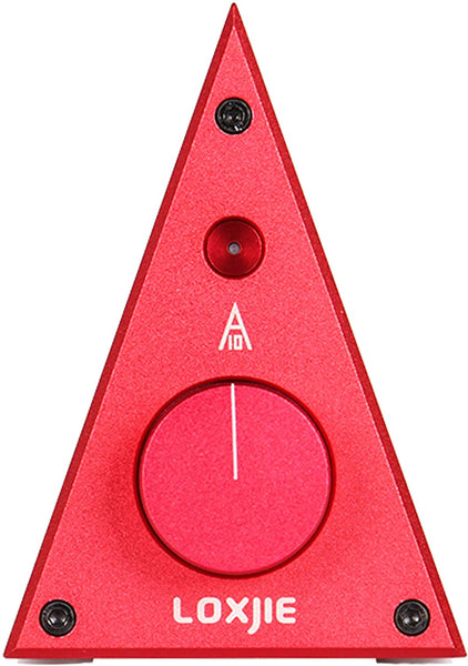 LOXJIE A10 Desktop Stereo Power Amplifier Digital Class-D High-Power Audiophile Level Amp Chip TPA3116 (Red)