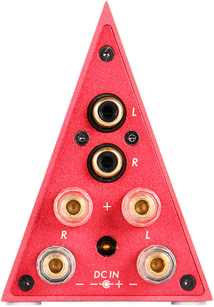 LOXJIE A10 Desktop Stereo Power Amplifier Digital Class-D High-Power Audiophile Level Amp Chip TPA3116 (Red)