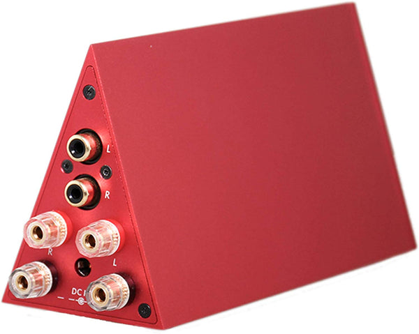 LOXJIE A10 Desktop Stereo Power Amplifier Digital Class-D High-Power Audiophile Level Amp Chip TPA3116 (Red)