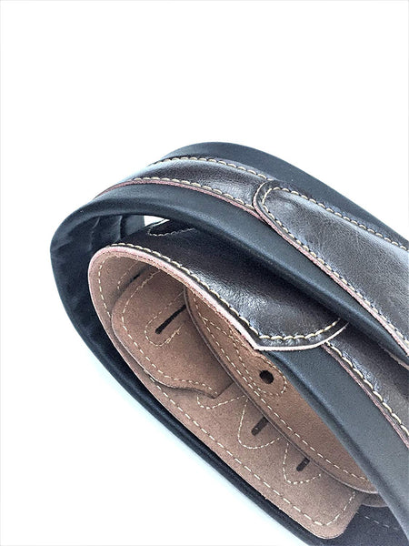 Legato Guitar Strap 3 Inches Wide Double Padded Soft Leather