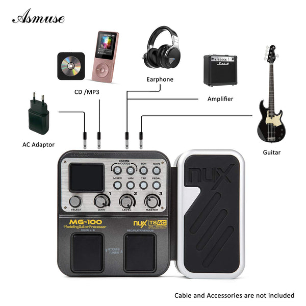 MG-100 Professional Multi-Effects Pedal Processor Musical Instrument Parts