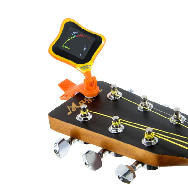 MIMIDI USB Rechargeable Clip-on Tuner, LCD Display Cobra Tuner