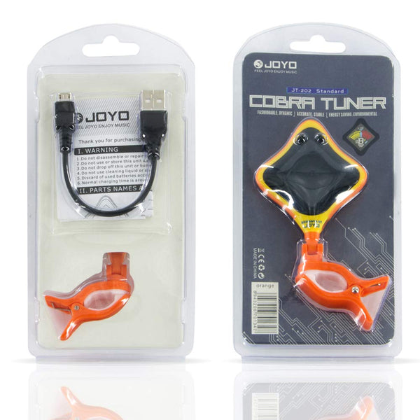 MIMIDI USB Rechargeable Clip-on Tuner, LCD Display Cobra Tuner