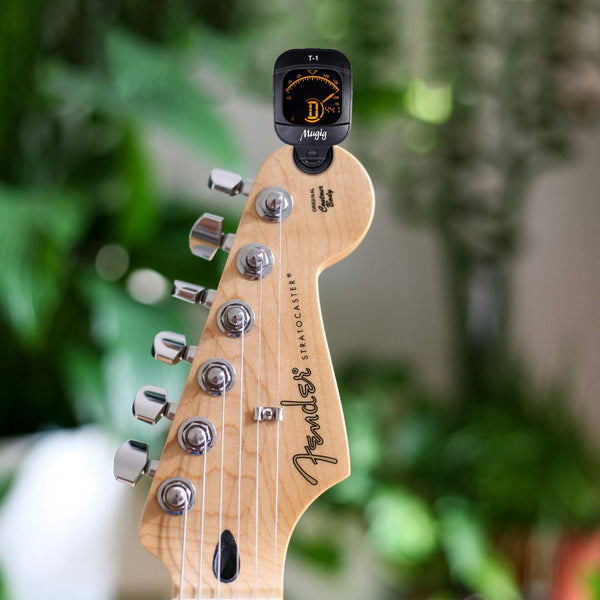 Mugig T-1 Clip-On Tuner, for Guitar, Bass, Violin, Ukulele, Chromatic Instruments