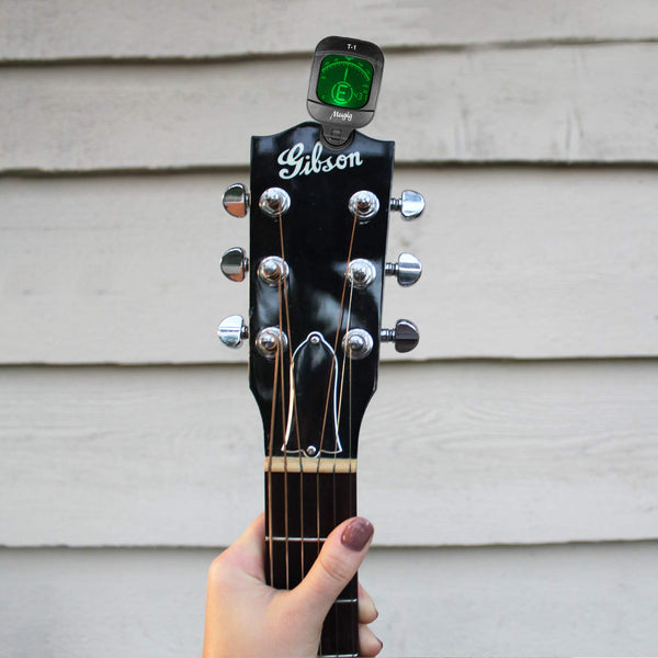 Mugig T-1 Clip-On Tuner, for Guitar, Bass, Violin, Ukulele, Chromatic Instruments