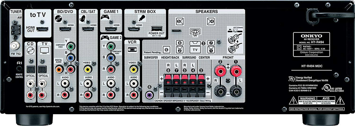 Onkyo HT-S5800 5.1.2-Channel Dolby Atmos Home Theater Package