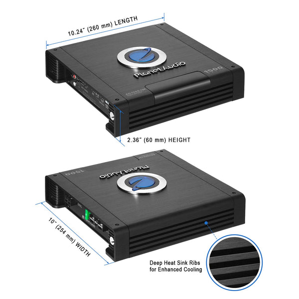 Planet Audio AC1500.1M Monoblock Car Amplifier - 1500 Watts