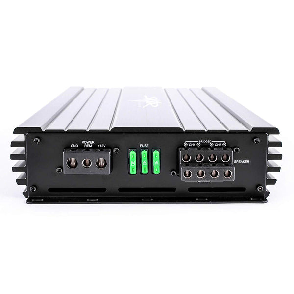 Skar Audio SKv2-100.4AB Full-Range Class A/B MOSFET 4-Channel Car Speaker Amplifier, 800W Max Power