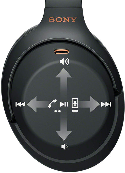 Sony Noise Cancelling Headphones WH1000XM3: Wireless Bluetooth Over the Ear Headphones with Mic and Alexa voice control