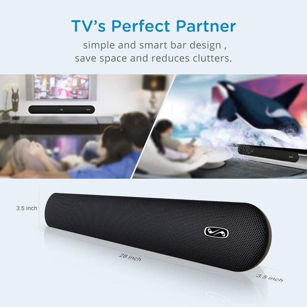 Soundbar, MEGACRA 80 Watts TV Sound Bar Home Theater Speaker