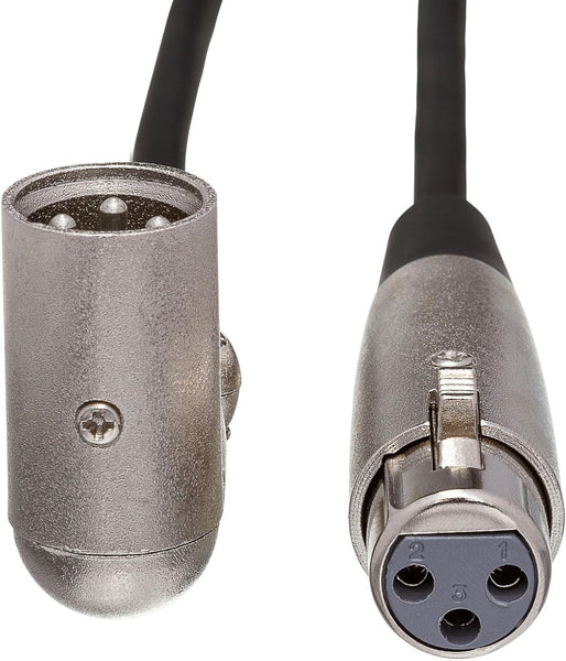 Hosa XRR-115 Balanced Interconnect, XLR3F to Right-angle XLR3M