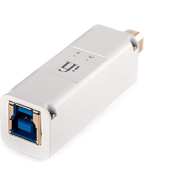 IFi iPurifier3 USB Audio and Data Signal Filter/Purifier (USB Male Type B, White)