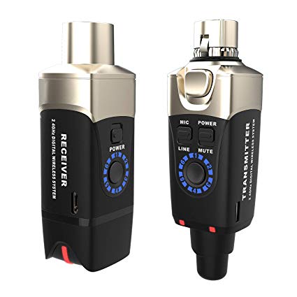 Xvive U3 Microphone Wireless System with 2.4GHz XLR Transmitter