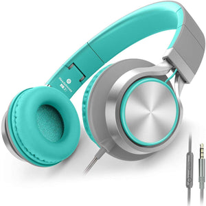 AILIHEN C8 Headphones with Microphone and Volume Control Folding Lightweight Headset