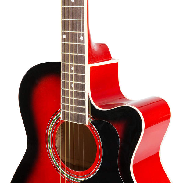 ARTALL 39 Inch Handmade Solid Wood Acoustic Cutaway Guitar