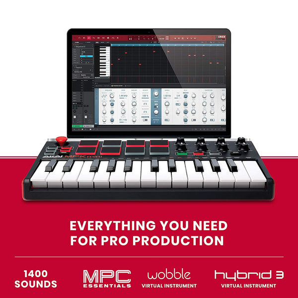 Akai Professional MPK Mini MKII | 25 Key Portable USB MIDI Keyboard