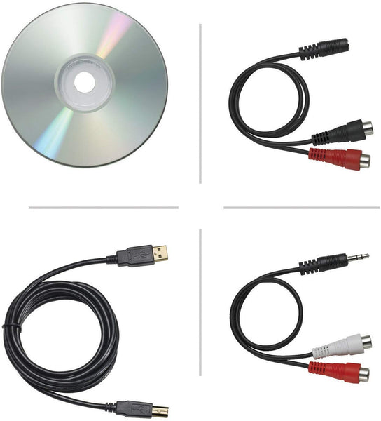 Audio-Technica ATLP120USB Direct Drive Professional USB Turntable - (Black)