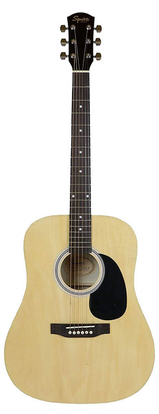 Fender Squier Dreadnought Acoustic Guitar - Natural Bundle
