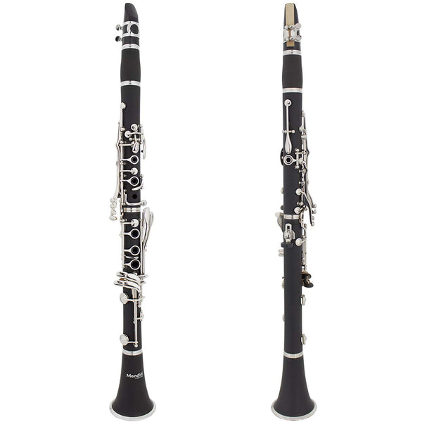 Mendini by Cecilio B Flat Beginner Student Clarinet with 2 Barrels,