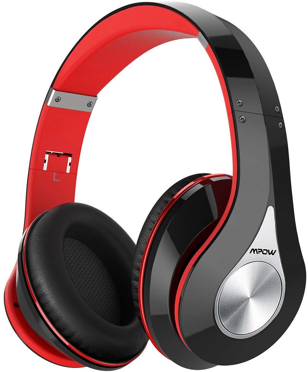 Mpow 059 Bluetooth Headphones Over Ear, Hi-Fi Stereo Wireless Headset, Foldable, Soft Memory
