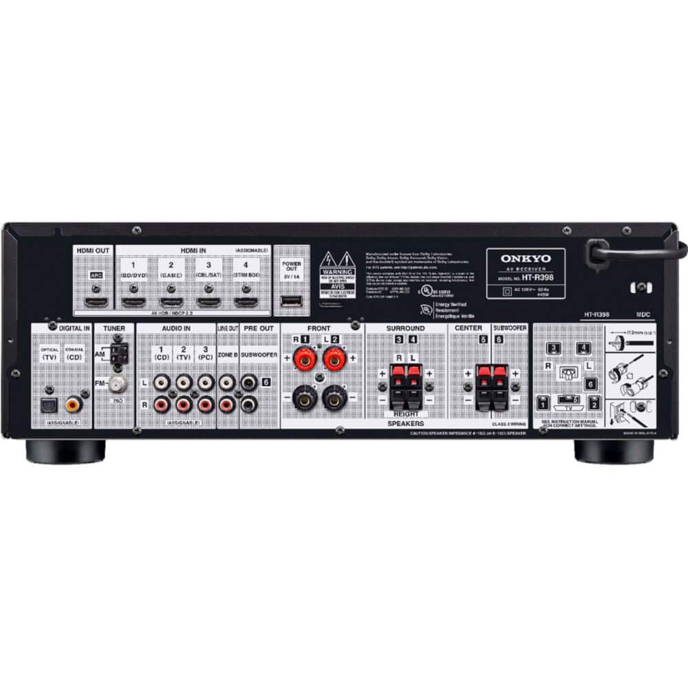 Onkyo HT-S3910 5.1-Ch Home Theater Receiver & Speaker Package