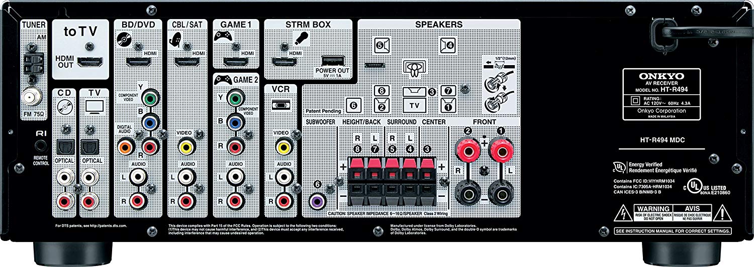 Onkyo HT-S5800 5.1.2-Channel Dolby Atmos Home Theater Package