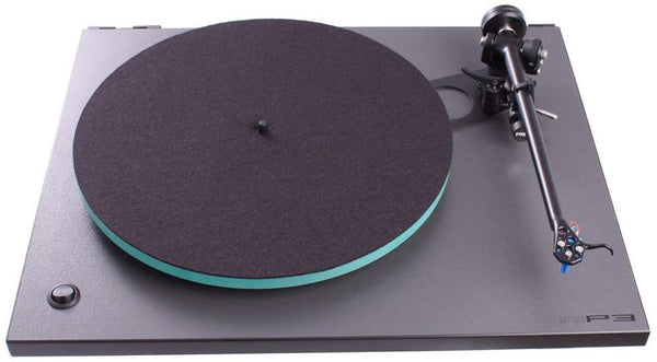 Rega RP3 Turntable with Dustcover, Elys2 Cartridge, RB303Tonearm (Cool Grey)