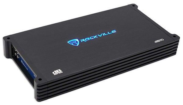 Rockville dB15 6000 Watt/3000w RMS Mono Class D 2 Ohm Amplifier Car Audio Amp