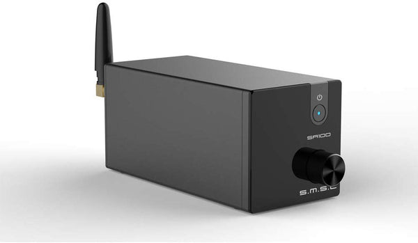 SMSL M100 USB DAC and SMSL SA100 Bluetooth Audio Power Amplifier AK4452 DSD512 HiFi Decoder(Black)