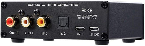 SMSL M3 USB/Optical fiber/ Coaxial Function Hi-Fi Audio Decoder All-in-one Amp